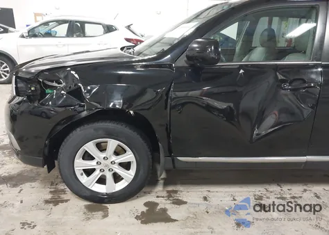 2012 Toyota Highlander Se V6 z USA, uszkodzony, nr VIN 5TDBK3EH2CS112593